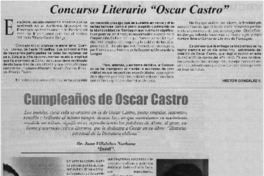 Cumpleaños de Oscar Castro Cumpleaños de Oscar Castro