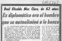 Ex diplomático era el hombre que se autoeliminó a lo bonzo. Ex diplomático era el hombre que se autoeliminó a lo bonzo.