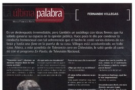 La Ultima palabra : [Entrevista]