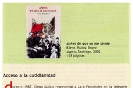 Acceso a la cotidianidad Acceso a la cotidianidad