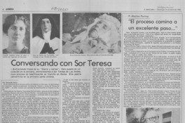 Conversando con Sor Teresa Conversando con Sor Teresa