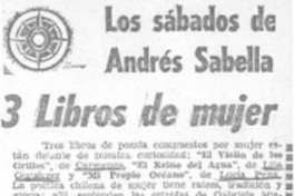 3 libros de mujer 3 libros de mujer