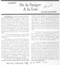De la sangre a la luz De la sangre a la luz