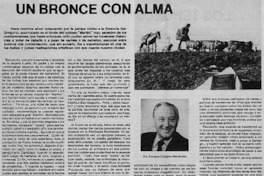 Un bronce con alma
