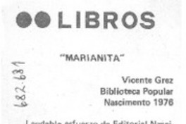Marianita.