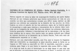 Historia de la Compañía de Jesús Historia de la Compañía de Jesús