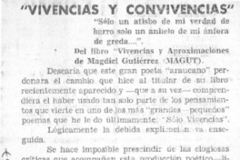 "Vivencias y convivencias" "Vivencias y convivencias"