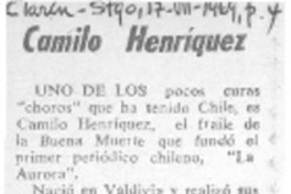 Camilo Henríquez. Camilo Henríquez.