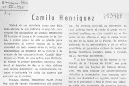 Camilo Henríquez. Camilo Henríquez.