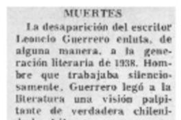 Muertes Muertes