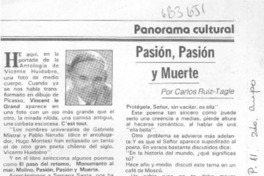 Pasión, pasión y muerte