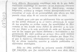 Luis Alberto Heiremans. Luis Alberto Heiremans.