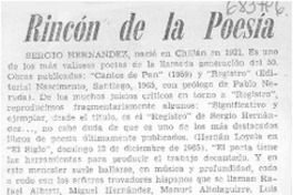 Rincón de la poesía. Rincón de la poesía.