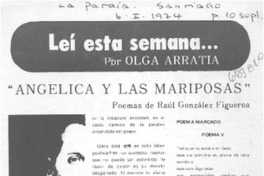 Angélica y las mariposas. Angélica y las mariposas.