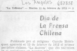 Día de la prensa chilena.