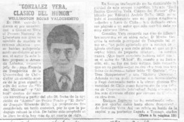 González Vera, Clásico del humor