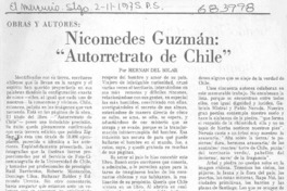 Nicomedes Guzmán, "Autorretrato de Chile" Nicomedes Guzmán, "Autorretrato de Chile"