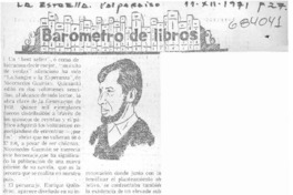 Barómetro de libros. Barómetro de libros.