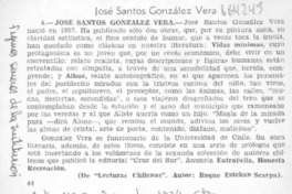 José Santos González Vera José Santos González Vera
