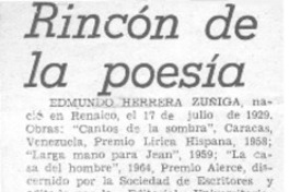 Rincón de la poesía.