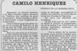 Camilo Henríquez Camilo Henríquez