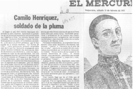 Camilo Henríquez, soldado de la pluma Camilo Henríquez, soldado de la pluma