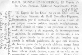 El Espejo de los días. El Espejo de los días.