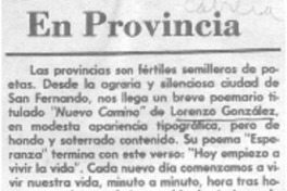 En provincia En provincia