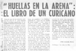 Huellas en la arena": el libro de un curicano Huellas en la arena": el libro de un curicano