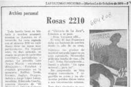 Rosas 2210 Rosas 2210