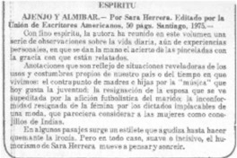 Ajenjo y almibar.