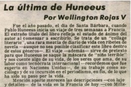 La última de Huneeus La última de Huneeus