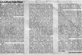 La cultura huachaca La cultura huachaca