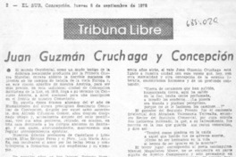 Juan Guzmán Cruchaga y Concepción Juan Guzmán Cruchaga y Concepción