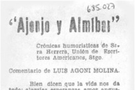 Ajenjo y almíbar