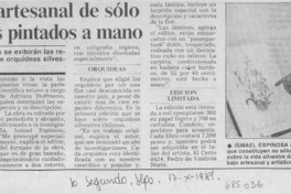 Edición artesanal de sólo mil libros pintados a mano.