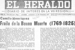 Fraile de la buena muerte (1769-1825).