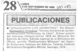 "¡Dialogando con Argentina!". "¡Dialogando con Argentina!".