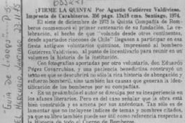 ¡Firme la quinta!.