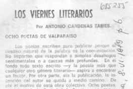 Ocho poetas de Valparaíso Ocho poetas de Valparaíso