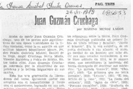 Juan Guzmán Cruchaga Juan Guzmán Cruchaga