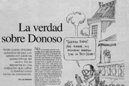 La verdad sobre Donoso La verdad sobre Donoso