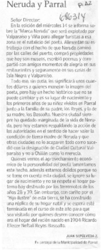 Neruda y Parral