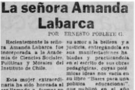 Amanda Labarca Hubertson Amanda Labarca Hubertson