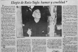 Elogio de Ruíz-Tagle: humor y crueldad