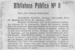 Palomita blanca.