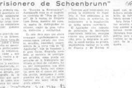 El prisionero de Schoenbrunn" El prisionero de Schoenbrunn"