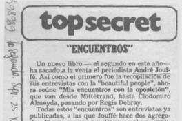 Encuentros. Encuentros.