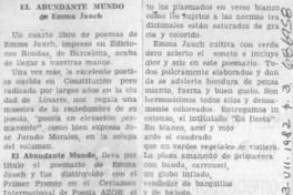 El abundante mundo