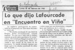 Lo que dijo Lafourcade en "Encuentro en Viña" : [entrevista]